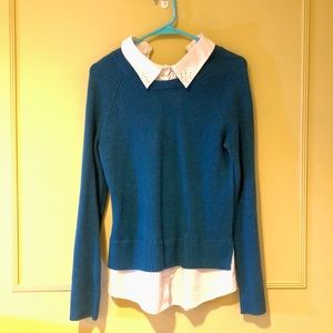 2-in-1 Sweater and Shirt